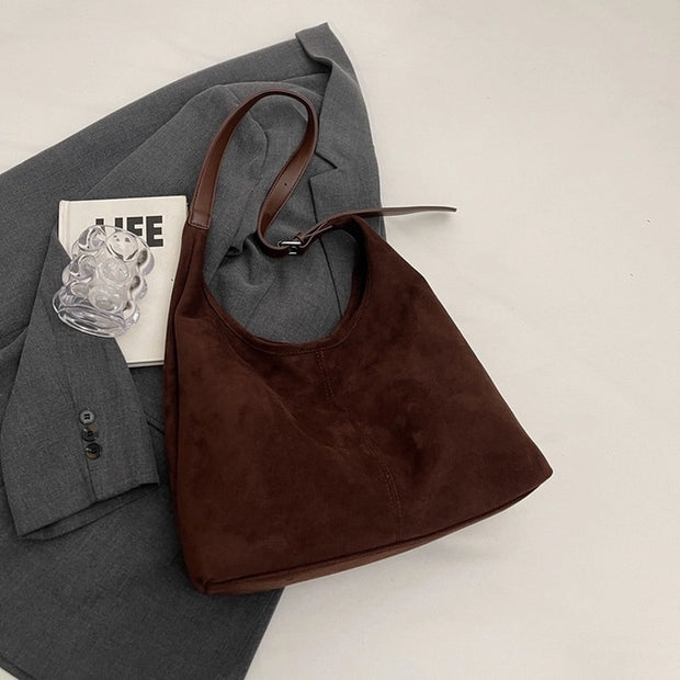 Suede Tote