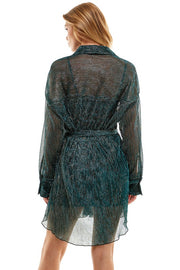 Shimmering Pleated Dress