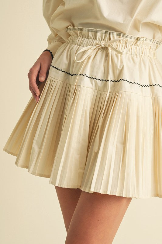 Patsy Pleated Skirt