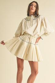 Patsy Pleated Skirt