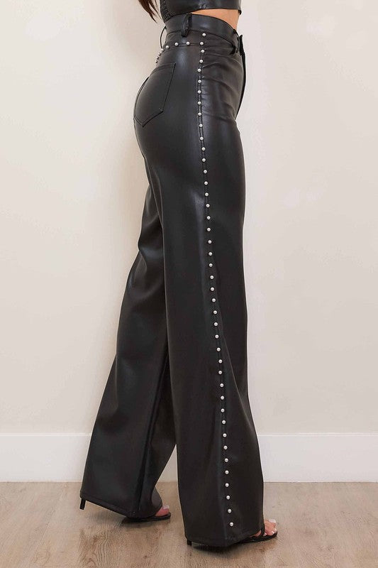 Hydie Leather Pant