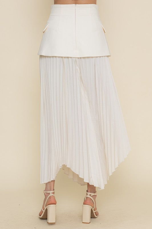 Kassie Pleated Skirt