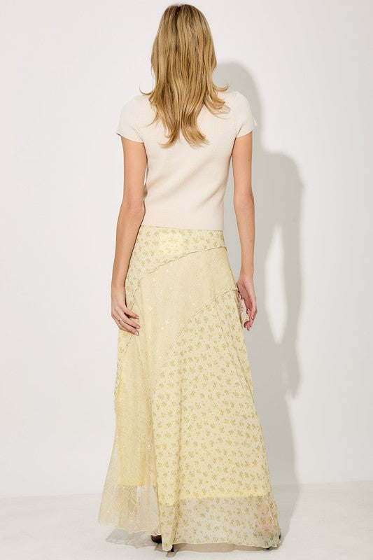 Roxi Ruffle Maxi Skirt