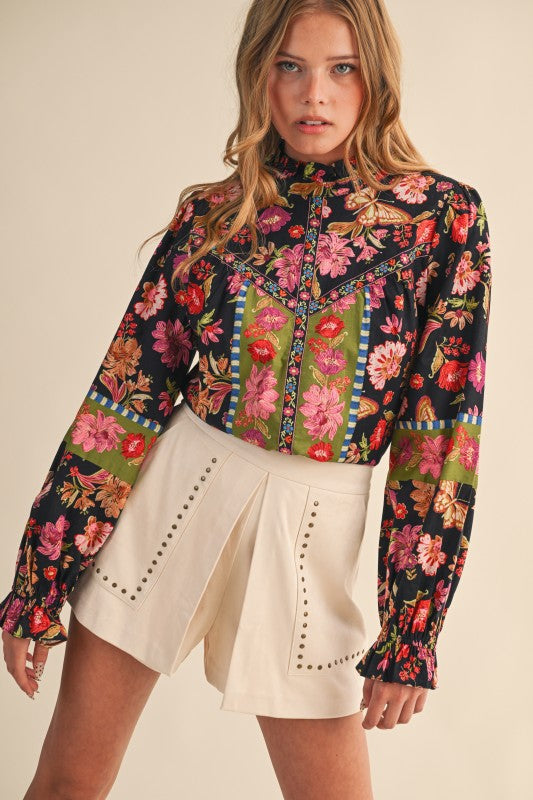 Juniper Floral Top