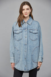 Demi Denim Shacket