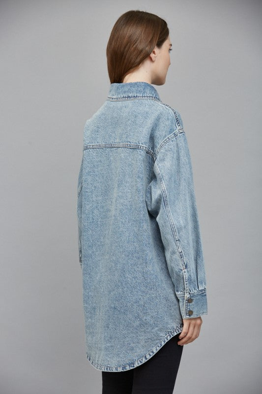 Demi Denim Shacket