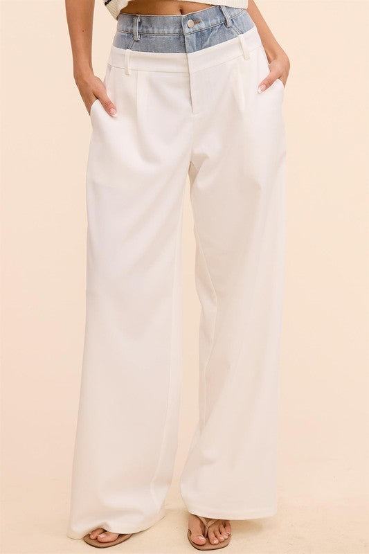 Demi Denim Waist Pant