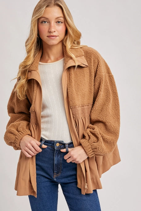 Autumn Vibes Contrast Fleece