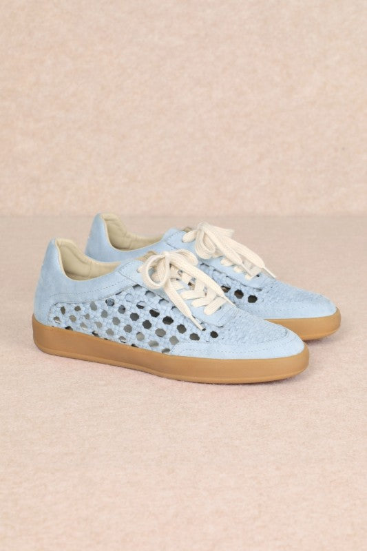 Giselle Suede Woven Sneaker