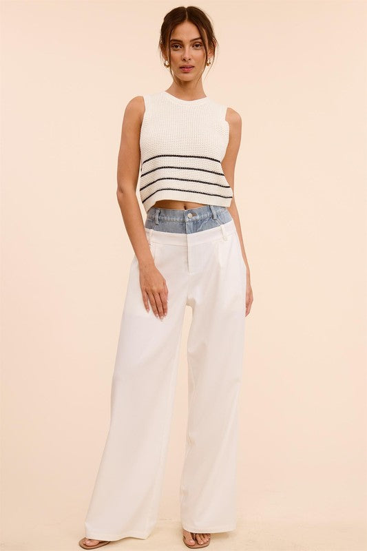 Demi Denim Waist Pant