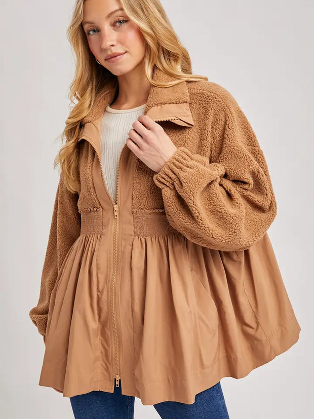 Autumn Vibes Contrast Fleece