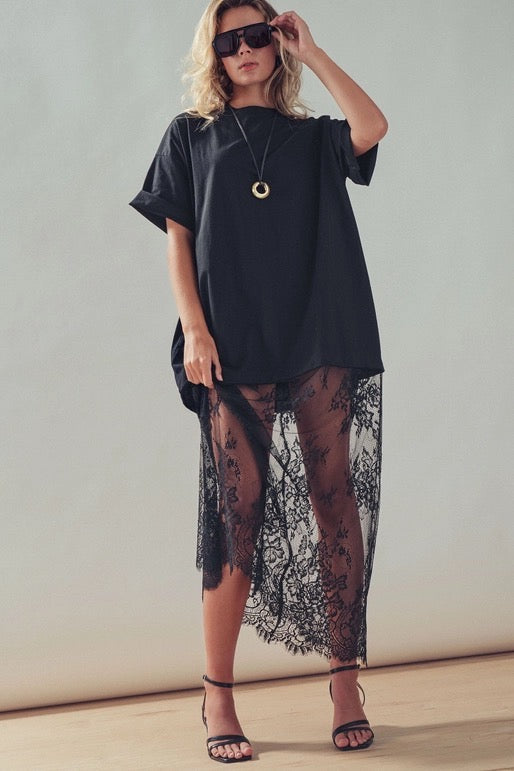Midnight Rodeo Lace Dress
