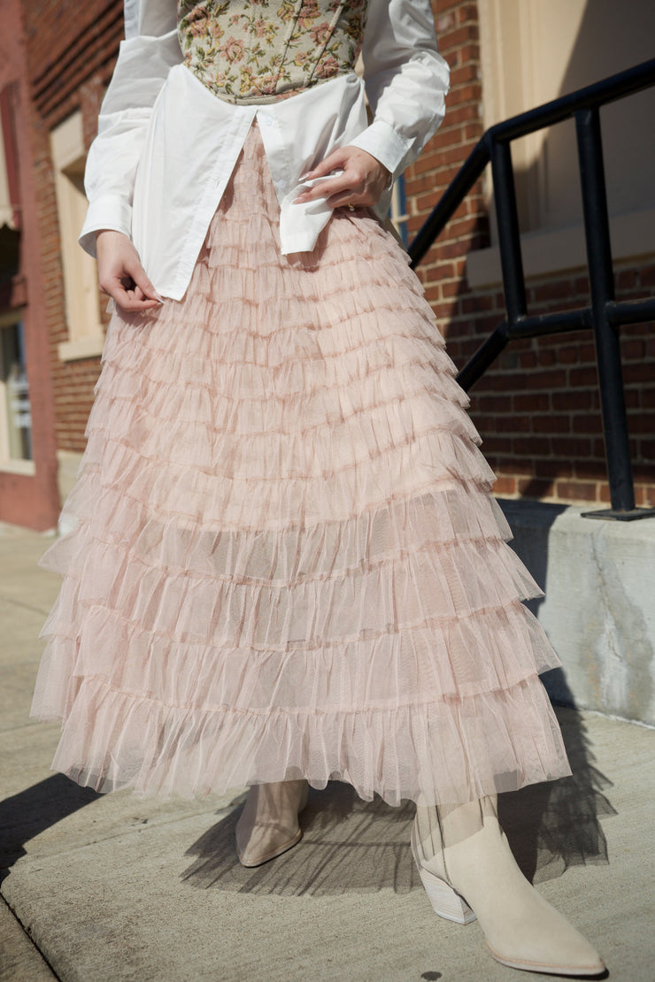 Roxanne Ruffle Tulle Skirt