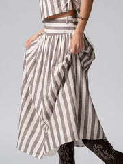 Tiffany Striped Skirt