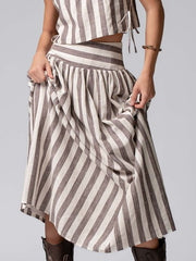 Tiffany Striped Skirt