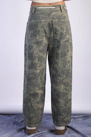 Callum Camo Barrel Jean