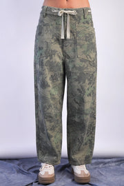 Callum Camo Barrel Jean