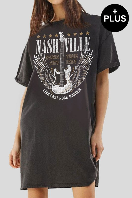 Music City T-Shirt Dress