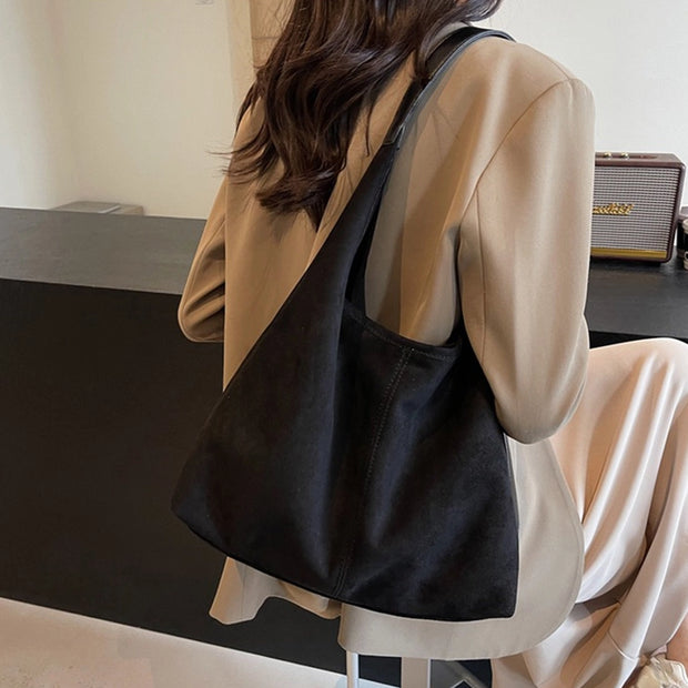 Suede Tote