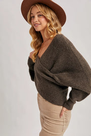April Crossover Sweater